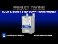 1 Phase Buck Boost Step-Down Transformer - 240V Primary