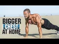 Most Effective CHEST Workout at HOME NO EQUIPMENT NEEDED