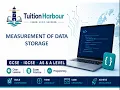 Measurement of data storage Cambridge IGCSE Computer Science 0478