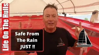 EP160 –  Safe from the Rain – Complete Catamaran Build