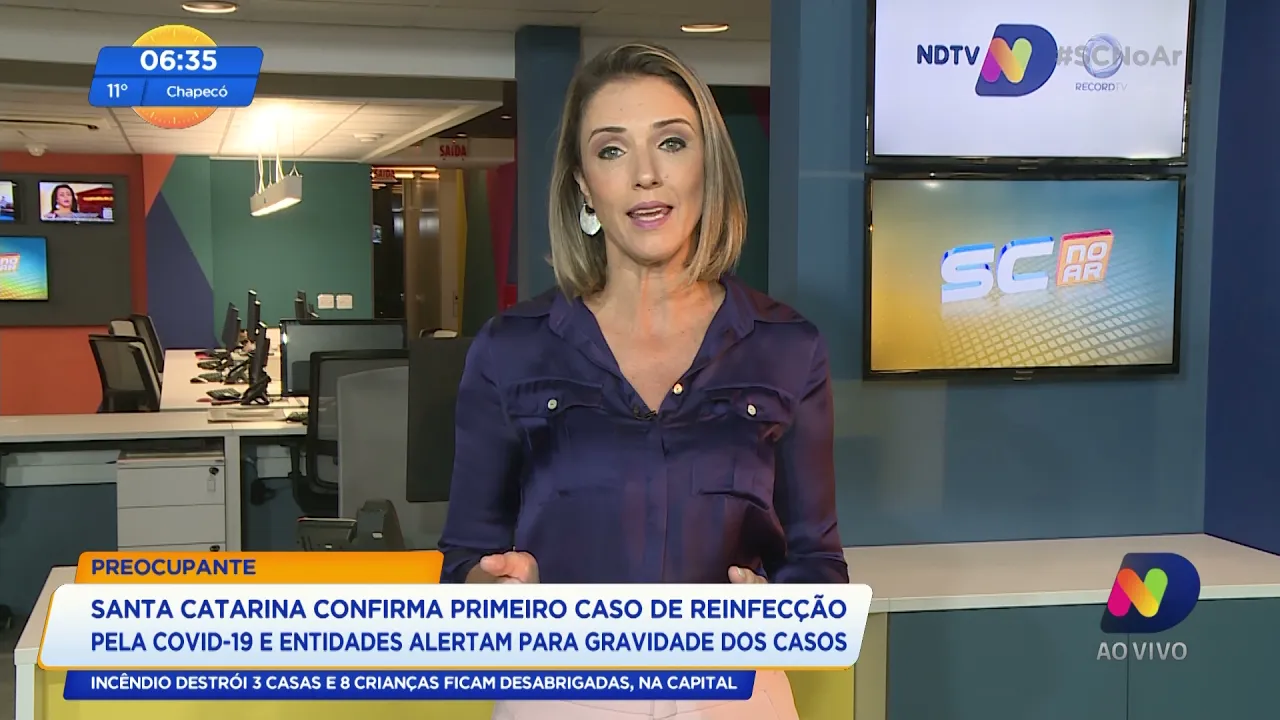 Alerta: Santa Catarina confirma 1º caso de reinfecção pela Covid-19