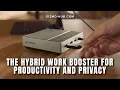 HIDOCK THE HYBRID WORK BOOSTER FOR PRODUCTIVITY AND PRIVACY Kickstarter Gizmo-Hub com