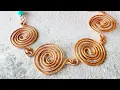 Wire spirals for beginners - easy jewelry technique
