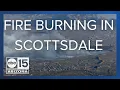 Scottsdale fire crews battle large brush fire