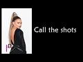 Leslie Grace, Miss Bala. Call the shots - lyrics