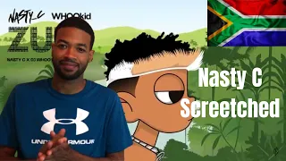 nasty c x dj whookid screetched feat crowned yung zulu mixtape audio veteranreacts