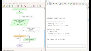 Data Type String Manipulation Flowgorithm Easy Coding String Data Type Code in all Languages
