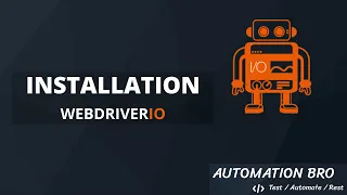 Installation - WebdriverIO Tutorial