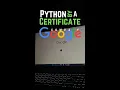Get Python Certification for FREE