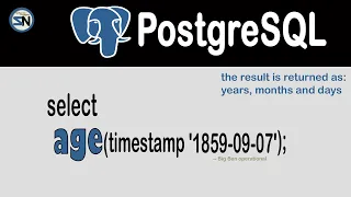 How to use the PostgreSQL Date Function AGE 7 simple examples