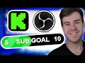 How To Set Up Kick Goals