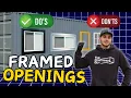How To Frame Openings On Shipping Containers DIY Method