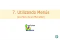 Curso de wxPython - 7 Utilizando Menus wx Menu wx MenuBar