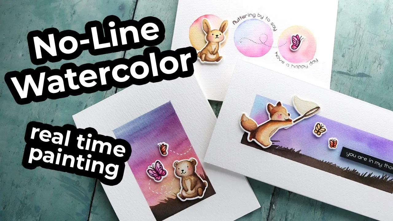 No-line Watercoloring Tips for Beginners (real time painting)