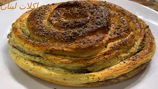 عندك طحين وشويه زعتر لنعمل وصفه تملي المطبخ ريحه تشق القلب ضروري تجربوها بطريقتي دندنها