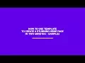 Sample 2 - How to Use Template