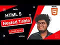 html5 Nested Table Website Development Course In Hindi