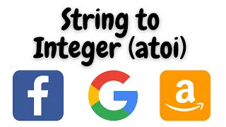 Amazon interview question String to Integer atoi leetcode 8