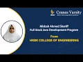 Internship in Full Stack Java Development - Misbah Ahmed Shariff