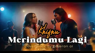 merindumu lagi khifnu cover rock by coveran ai