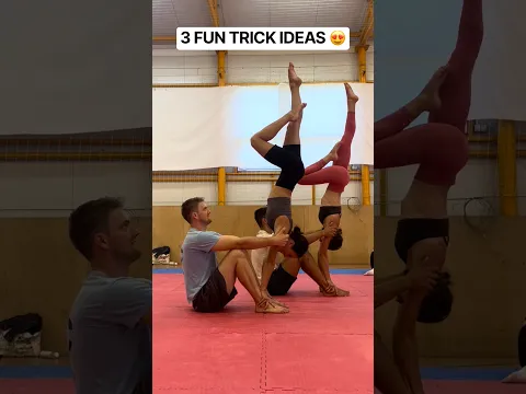 3 FUN TRICK IDEAS 😍 #shorts #acrobatics #tricks #funny #viralvideo