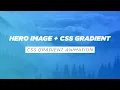 Gradient Overlay with Background Image CSS Gradient Animation
