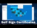 How to create selfsign certificate for lab usage