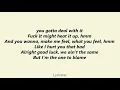 Lucky Daye - Love You Too Much - Lyrics