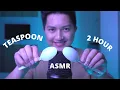 [ASMR] 🥄You Will DEFINITELY Fall asleep with Two Hour TEASPOON Trigger