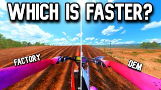ARE THE FACTORY BIKES ACTUALLY FASTER THAN THE OEM BIKES