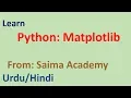 Machine Learning Tutorial for Beginners Bar Chart in Python Using Matplotlib Part 1 Urdu Hindi
