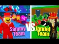 Download Lagu ADMIN ABUSE WAR 😱 Team SAMMY vs Team JANDEL 🤩  FUNNY MOMENTS  - Steal a Brainrot