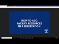 25Live Pro How to Add Facility Resources in a Reservation