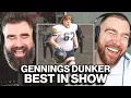 Jason and Travis Kelce are AMAZED by NFL Draft Prospect Gennings Dunker