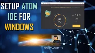 Install ATOM Editor Light Weight IDE for Windows platform