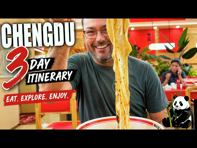 3 Perfect Days in CHENGDU CHINA!  What to Eat, See and Do 🇨🇳