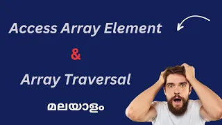 Part 2 Arrays in C Malayalam Array Traversal Access Array Elements Update Array Elements