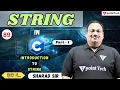 Introduction to String in C Part-9 String in C Programing Tpoint Tech