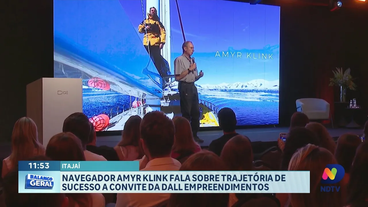 Exploração e superação: Amyr Klink em evento da Dall