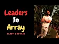Array-09 Leaders in an array GFG