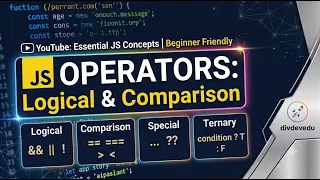 JavaScript Operators Explained Arithmetic Logical Comparison Full Guide