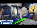 Kobalt 40 Piece Set Titanium Coated HSS Twist Drill Bit set Lowes