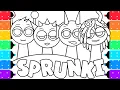 Coloring Incredibox Sprunki Phase 5 Characters Coloring Pages Ohuhu Markers