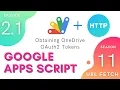 Obtaining OneDrive OAuth2 Tokens - Episode 11 2 1 Apps Script URL Fetch Service
