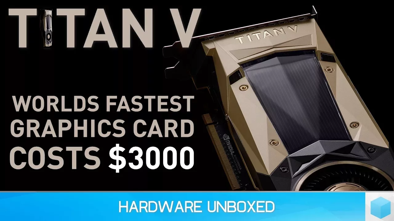 Titan V, The most powerful PC GPU ever created!