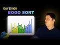 Bogo Sort The World s WORST Sorting Algorithm Python Fun Explanation