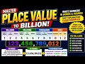 Master Place Value FAST Words Figures Expanded Form