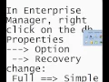 Truncate Database Log Files