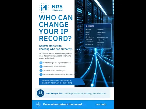 Who can change your IP record