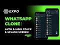 Setup Auth Stack Main Stack in React Native Expo Splash Screen App Icon Integration Hindi